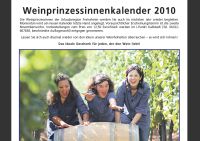 Weinprinzessinnenkalender 2010
